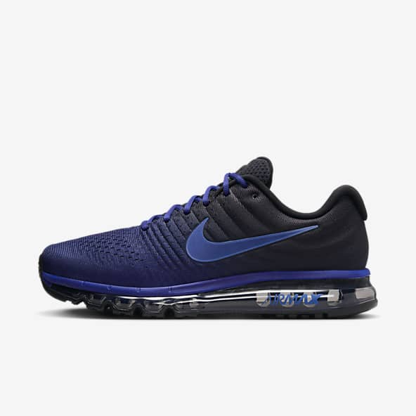 Blue leather nike shoes store